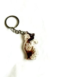 UV resin cat keyring handmade tutorial