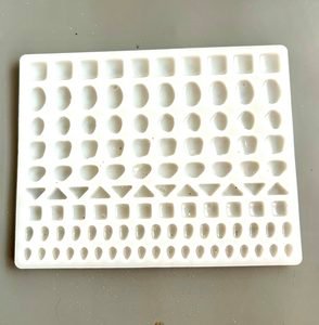 silicone mould with lots of little nugget shapes i use to create bees and bugs 